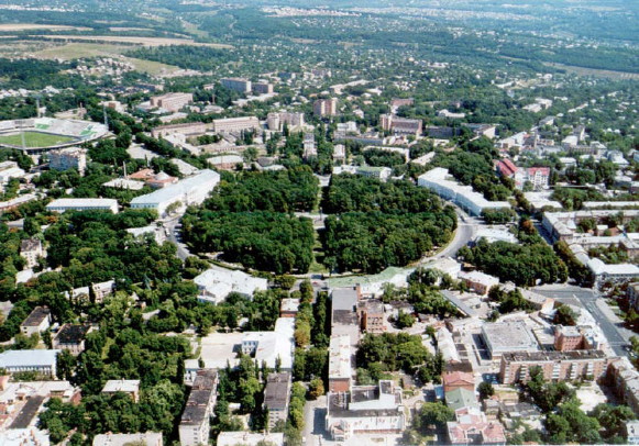 Image - Poltava: the Kruhla Square (aerial view).
